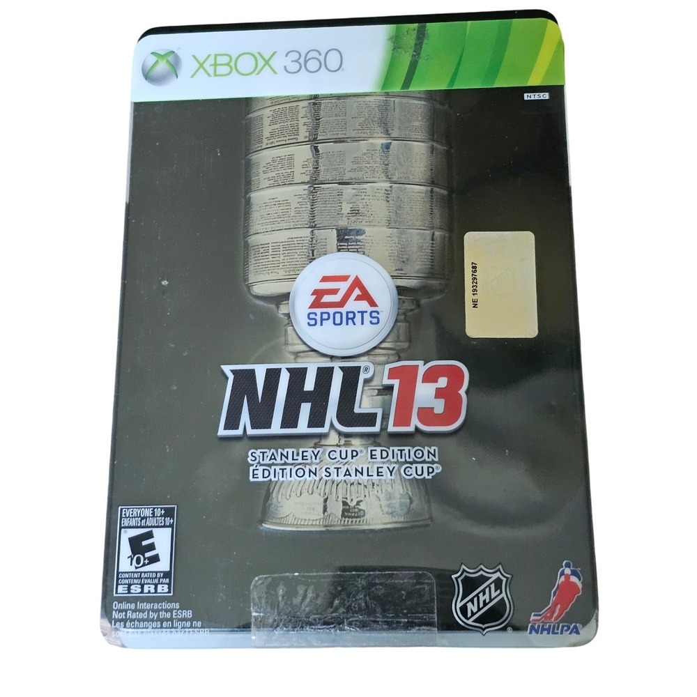 NHL 13‎ Stanley Cup Edition Xbox 360 EA Sports Hockey Steelbook Collector's Case